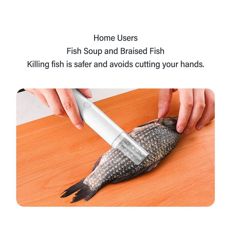Electric Fish Scaler Automatic Handheld Quick Efficient ABS Stainless Steel