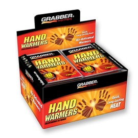 Grabber 7+ Hour Hand Warmers Jumbo Size Pack 80 Pairs