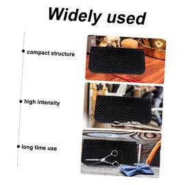 PACKOVE Leather Scissor Storage Bag Scissors Pouch Case for Hair Styling Tools Hairdressing Scissors Bag Hair Clipper Case Barber Scissor Organizer Compact Portable