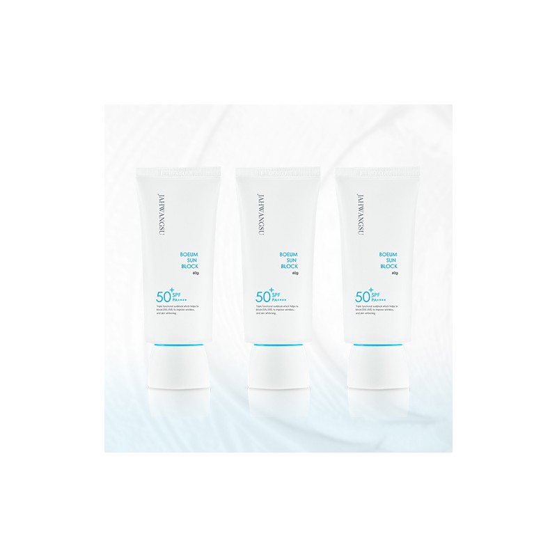 Jahwangsoo Boeum Sunblock Tone Up Whitening Wrinkle Functional Sun Cream