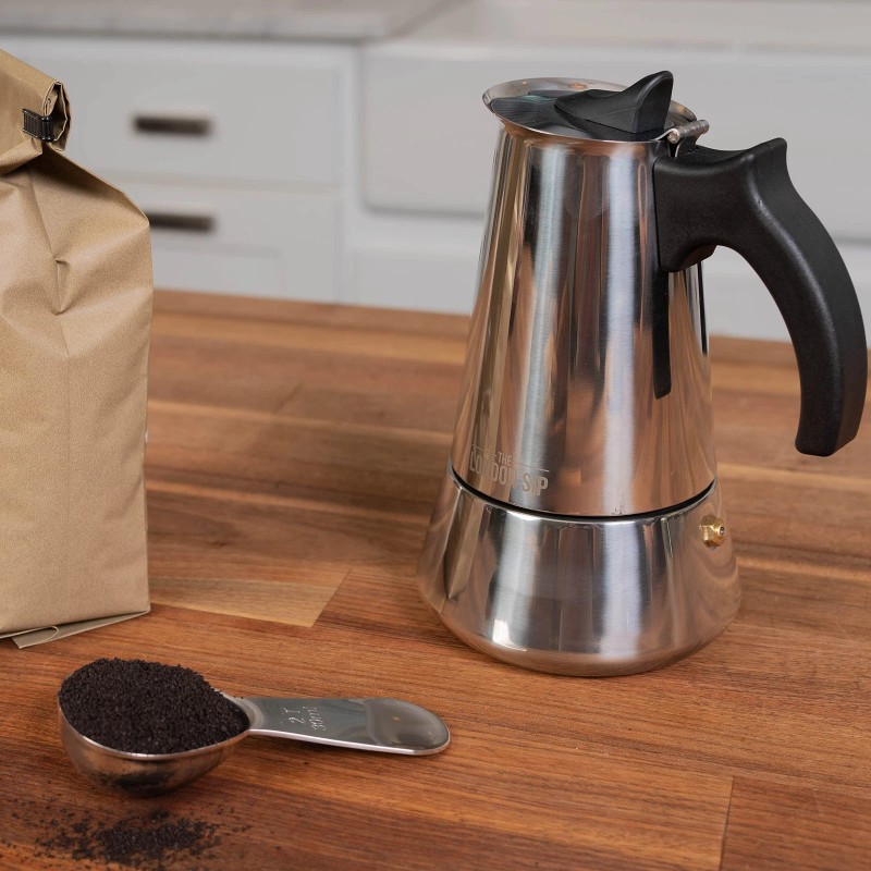 The London Sip Stainless Steel Stovetop Espresso Maker Italian Moka