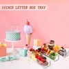 10'' Hard Acrylic Letter Box Charcuterie Letters Fillable Box Reusable