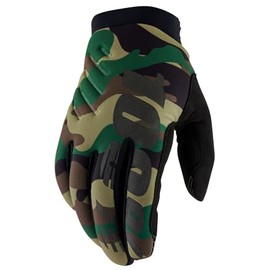 100% GUANTES Unisex Adult Brisker Gloves Camo/Black-XL Gloves, Camo/Black (Multicoloured)