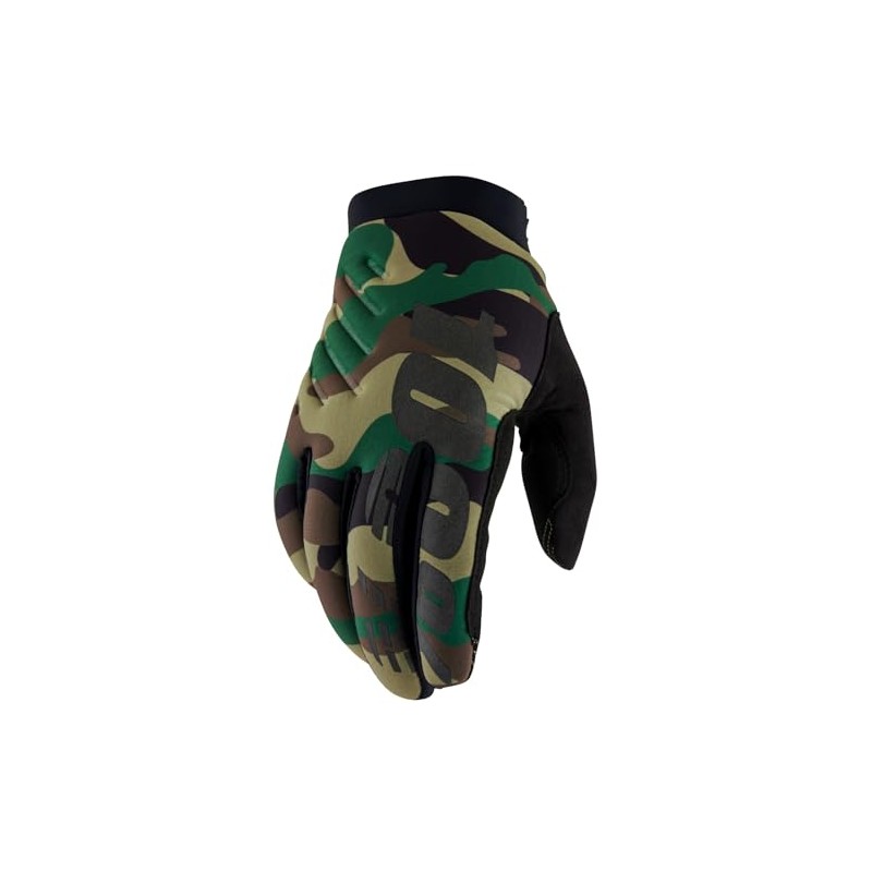 100% GUANTES Unisex Adult Brisker Gloves Camo/Black-XL Gloves, Camo/Black (Multicoloured)