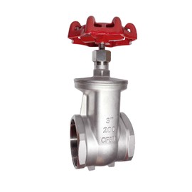 GUXGUY 304 Stainless Steel Gate Valve DN80, 3" NPT Stainless Steel Female Threaded Rotary Globe Valve for Water Flow Switches, Fuel Water Vapor, Air Switches, Air Compressors and Sump Pumps, etc
