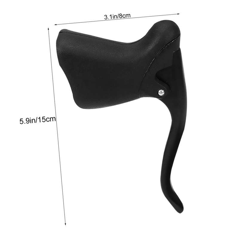 Kisangel 1pair Aluminum Alloy Bike Brake Levers for Bent Handlebars