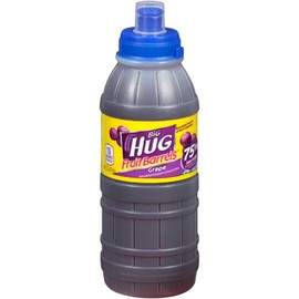 Big Hug Fruit Barrels Sports Cap Grape Fruit Flavored Drink, 16 Fluid Ounce -- 24 per case.