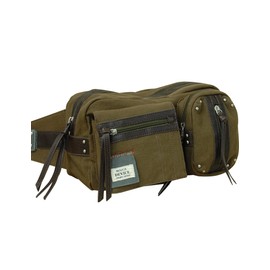 DEVICE マディソン 2P ヒップバッグ -カーキ