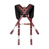 LAUTUS Leather Padded Tool Belt Suspenders w/Chest Strap| Pencil Sleeve|