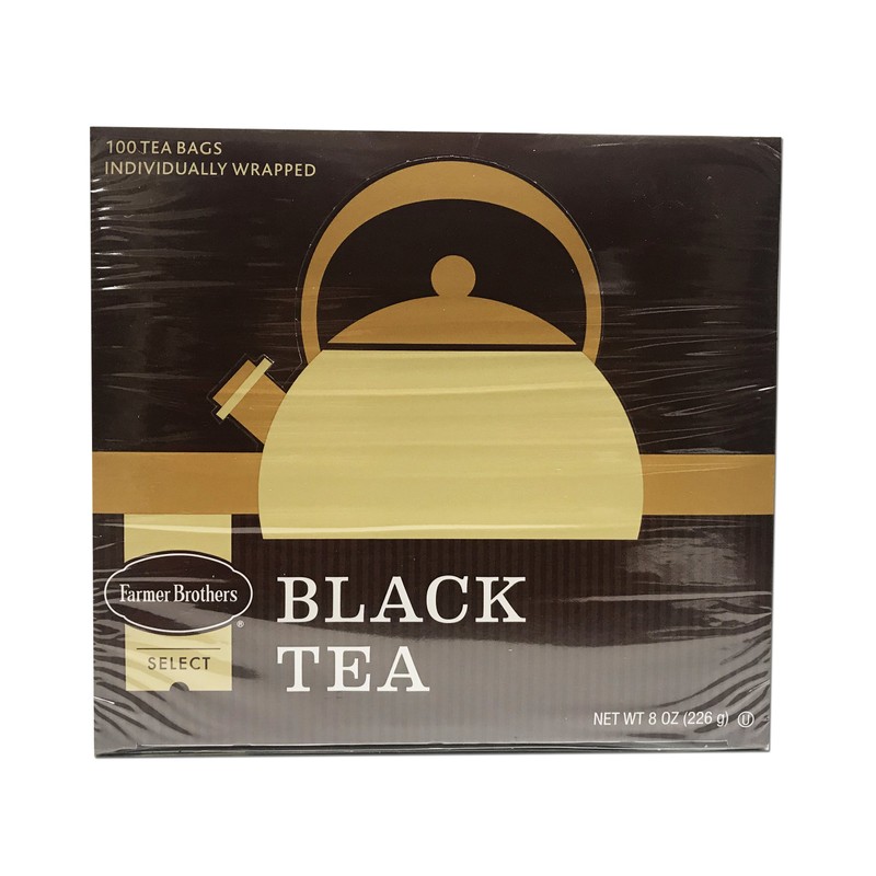 Farmer Brothers Tea Bags, Black Tea,12 box 100 count Each