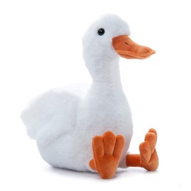 The Petting Zoo Duck Stuffed Animal Plushie, Gifts for Kids, Wild Onez Farm Animals, Duck Plush Toy 12 inches