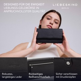 Liebeskind Slam Wallet L - Women's Purse, Black 5
