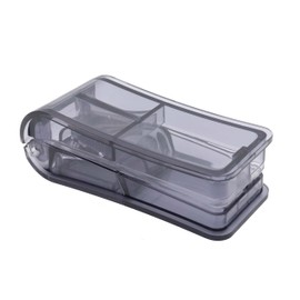 ShysTech Pill Cutter, Splitter, Organizer for Pills/Supplement/Medication 2 Pack (Black)