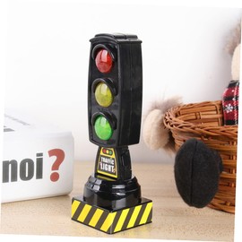TOYMYTOY 2pcs Road Sign Playset Pretend Stop Light Toy Signal Lamp Traffic Pedestrian Traffic Model Toy Toy Signal Traffic Sign Toy Traffic Sign Toy Traffic Pretend Play Toy Traffic Learning