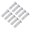 uxcell Single Hole Clevis Pins,8mm x 25mm Flat Head Zinc-Plating