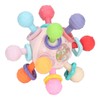Baby Sensory Teething Toy Grasping Activities Bright Colors Silicone Soothes