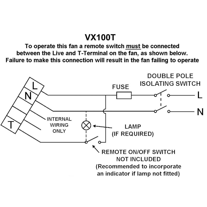 Xpelair VX100T Square Extractor Fan with Timer for Bathroom WC