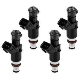 Fuel Injectors 4Pcs 16450-RAA-A01 - Direct Replacement for 2.4L Engines - Compatible for Honda Accord 2.4L L4 - Gas 2003-2007, for Honda CR - V 2.4L L4 - Gas 2005-2009 - OE Standard Performance