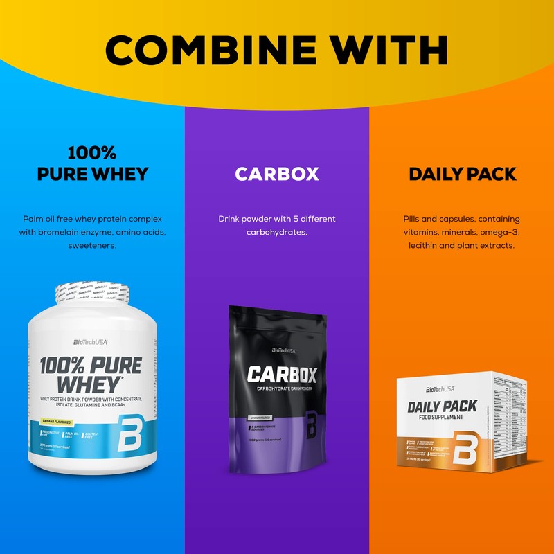 BioTechUSA BCAA + Glutamine Zero, Flavoured Drink Powder with BCAA