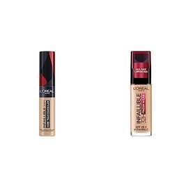 L´Oréal Paris, Corrector liquído de larga duración 24h,Infallible More than concealer,Tono 326 Vanilla, 14.4ml + L´Oréal Paris, Infallible 32h Freswea