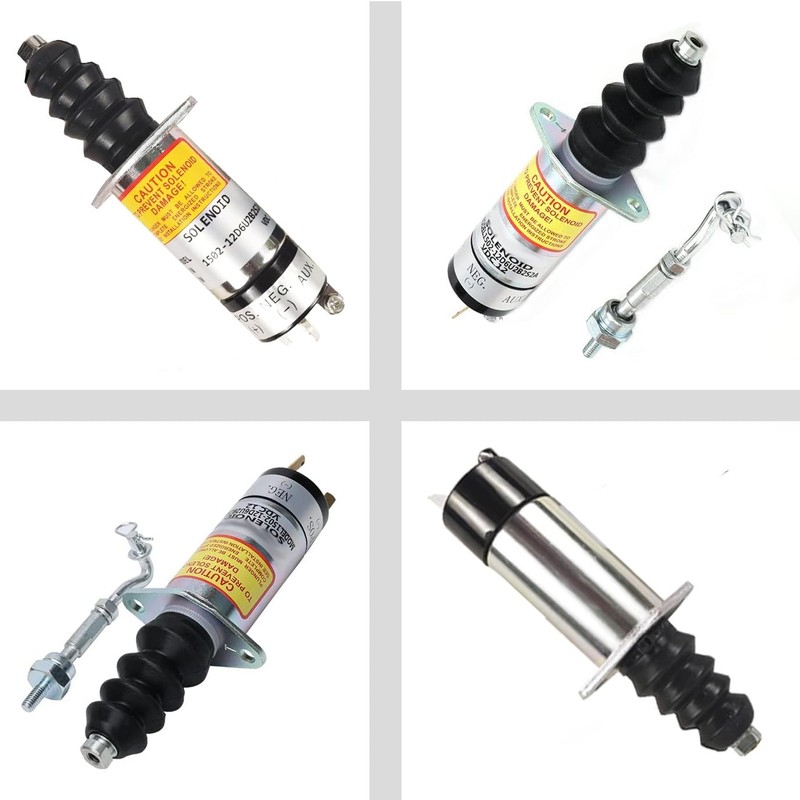 ZeeKee 1502 Series Fuel Shut off Solenoid Stop Solenoid 1502-12D6U2B2S2A