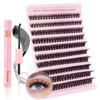 Glowing Win Individual Eyelash Extensions Set DIY 60D Cluster Lashes
