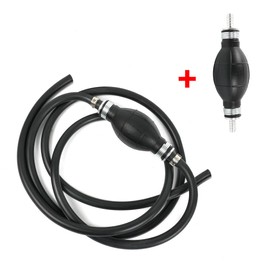 BARTOO Marine Boat Fuel Line Assembly, 5/16'' 8mm Nylon Braided 7FT Fuel Hose Line with Connector and Primer Bulb for Yamaha Outboard Motors