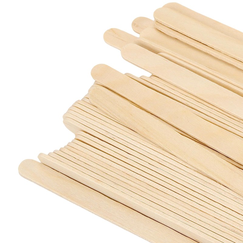 MAHIONG 5000 PCS 4.5 Inch Natural Wood Popsicle Sticks Bulk,