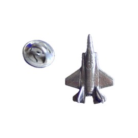 Military Aircraft Metal Pin Badge 1" F35 - Free Gift Pouch, 2,5 cm, Metal