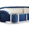 Reddy Navy Cozy Dog Collar, Small
