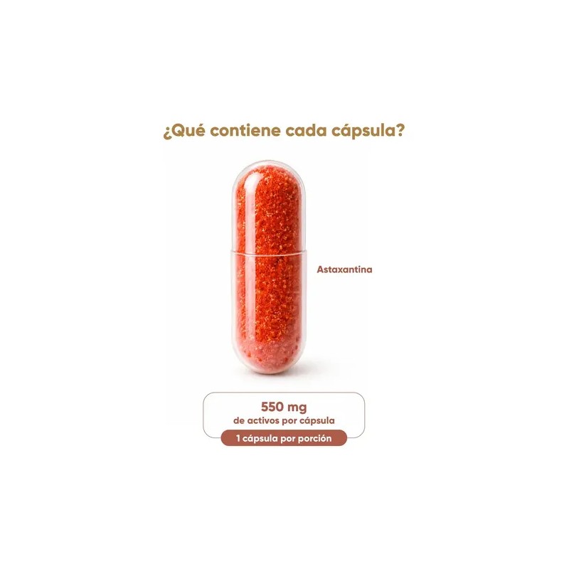 Astaxantina 12 Mg 30 Cápsulas 550 Mg Astaxanthin Pasiguaro Antioxidantes