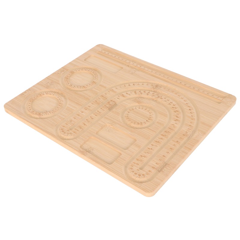 Bracelet Bead Board Jewelry Making Bracelet Measurement Board Bamboo Beading