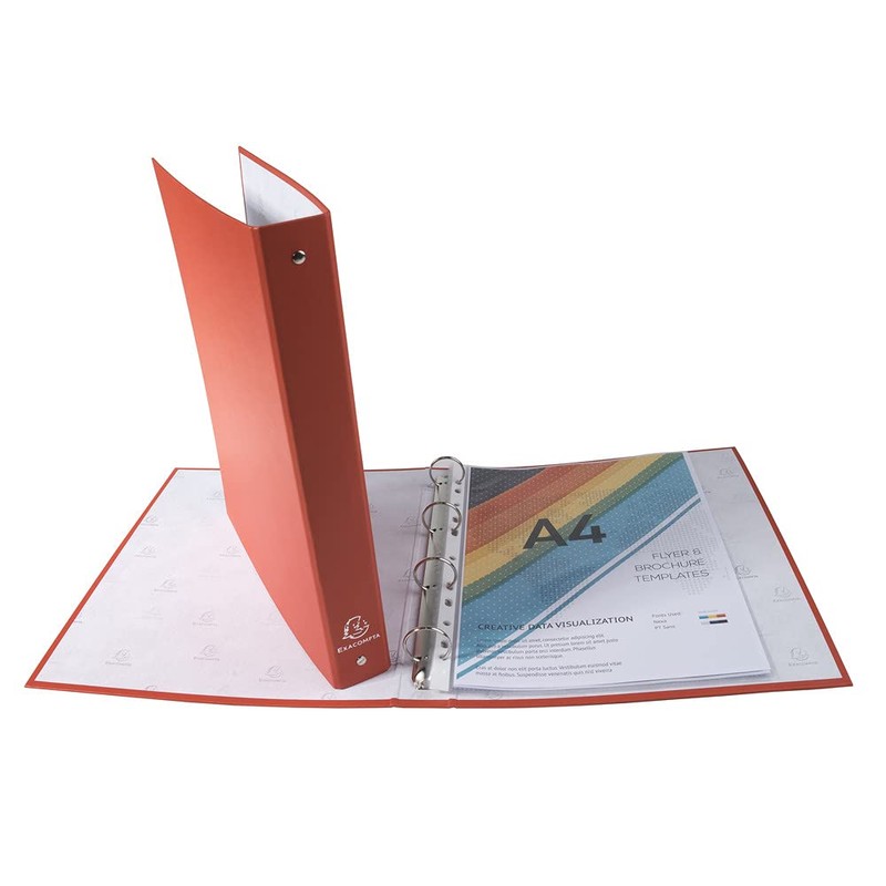 Exacompta - ref. 51374SE - 1 Rigid PP binder -