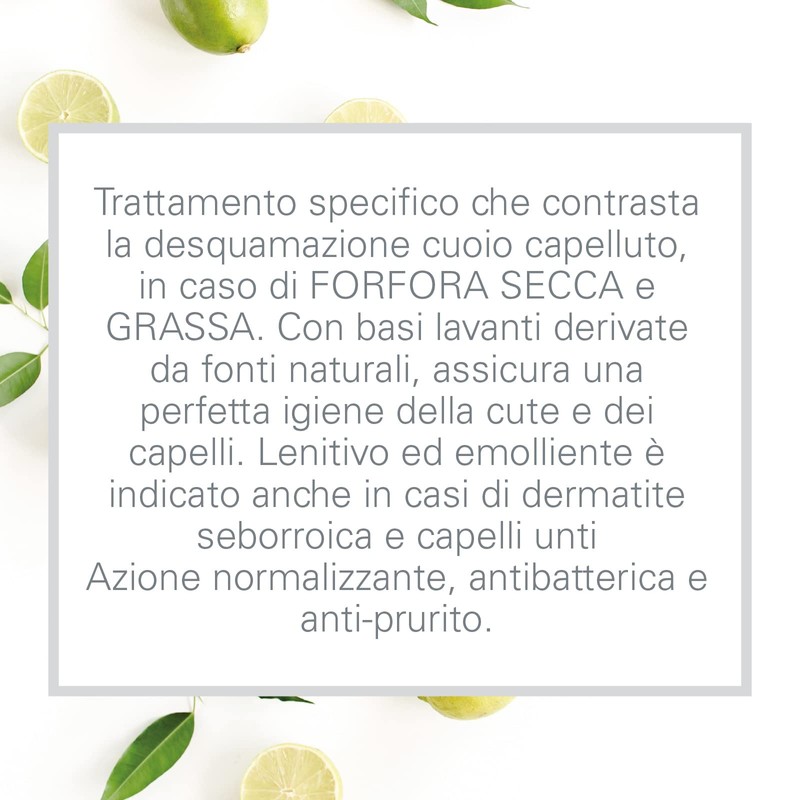 HAIRMED Kit di trattamento antifora grassa capelli cute equilibrante