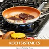 KOCH SYSTEME CS Nonstick Stainless Steel Pan with Lid 8