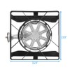 200, 000 BTU Square Heavy- Duty Single Burner Outdoor Stove