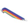 9Pcs Hex Wrench Set Steel Ball Head Colorful Extension L