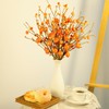 8-Pack Fall Stems Artificial Fall Picks 17" Tall with Mini