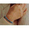 Amazing Gemstone Light Blue Cat's Eye Bracelet for Women Men's