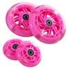 Front 120mm & Rear 80mm Light-Up Flashing 3-Wheeled kid Scooter