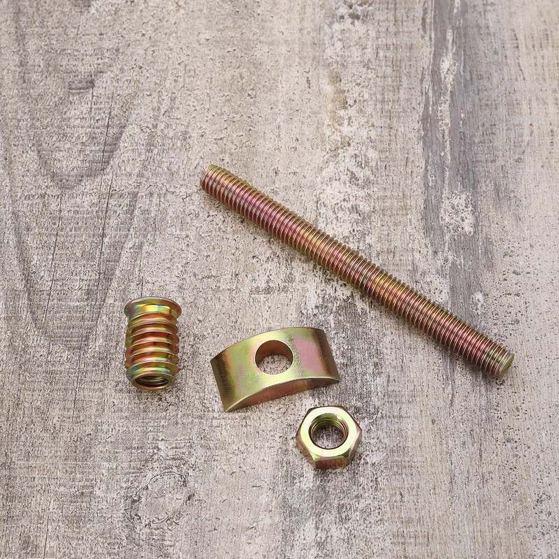 Micro Traders 8 Sets Half Moon Bed Fitting Kit 4
