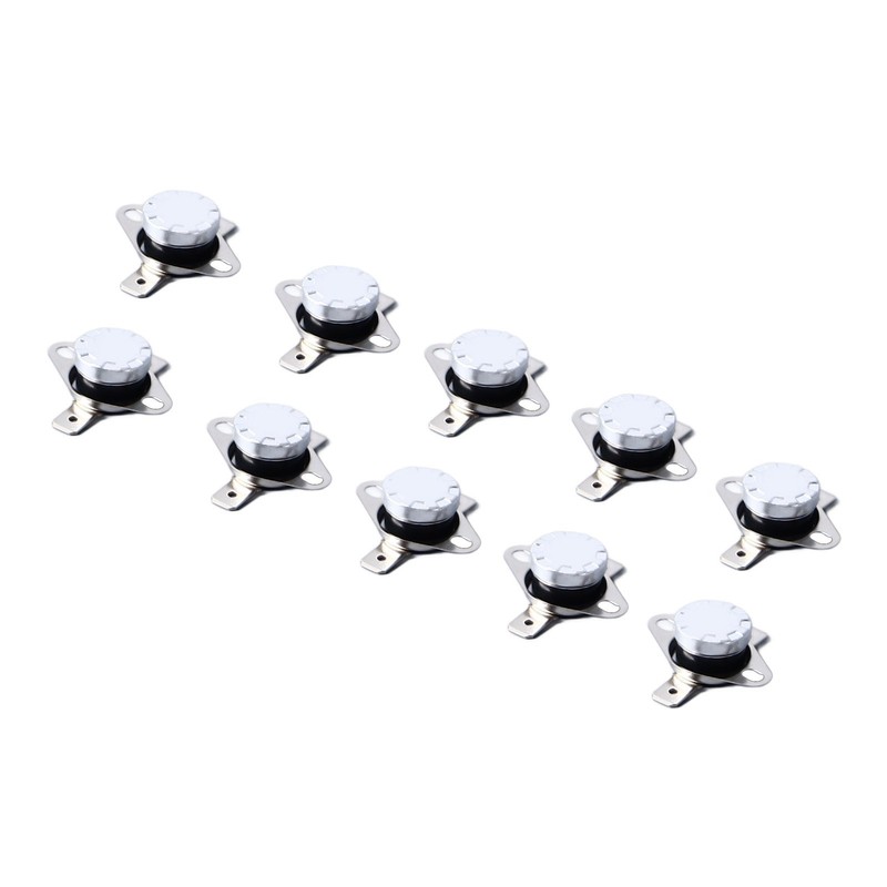 10Pcs Thermal Control Switch Normally Closed NC Temp Controller 100