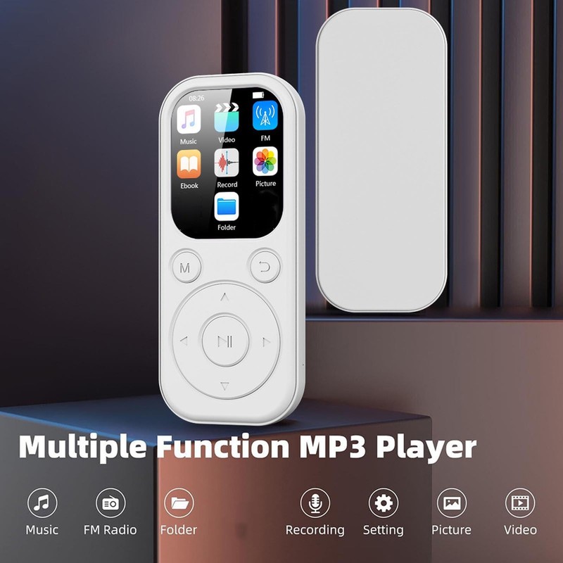 MP3 Player with Bluetooth 5.4 & HiFi Speaker, 2.01 Screen