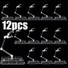 Unbranded 12Pc HG144 Adjustable Action Figure Display Holder Base Doll