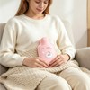 6 Pcs Mini Hot Water Bottles with Covers, Small Hot