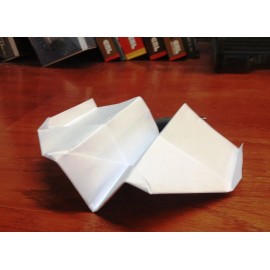 white wings Wicked Awesome Paper Airplane (Set of 2) - Handmade - Ships Fully Assembled