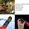 GaiGaiMall 4 Pack Red Light Flashlight 3 Modes Zoomable Red