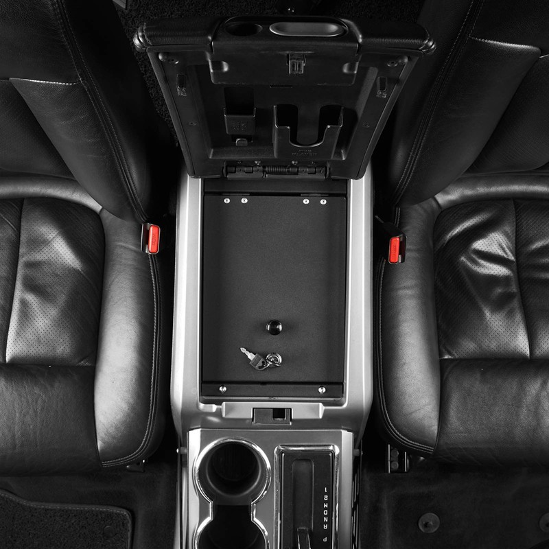 Hooke Road F150 Console Safe Lockbox Insert Extra Storage Compatible