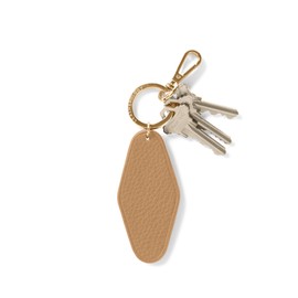 Leatherology Camel Hotel Keychain