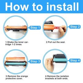 LCL Compatible Toner Cartridge 44A 244A 248A CF244A (1 Piece Black) Replacement for HP Laserjet Pro M15a M15w M16a M16w MFP M28w MFP M28a MFP M29a MFP M29w M17a M17w MFP M30a MFP M30w